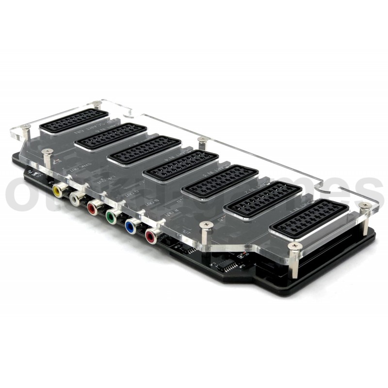 6 Port RGB Scart Auto Switch (with housing)